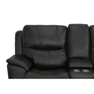 Cade Power Reclining Loveseat with Console and Power Headrests and Lumbar - Baconco