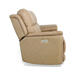 Cade Power Reclining Sofa with Power Headrests and Lumbar - Baconco