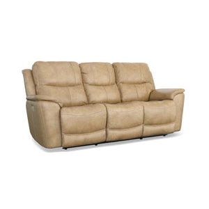 Cade Power Reclining Sofa with Power Headrests and Lumbar - Baconco