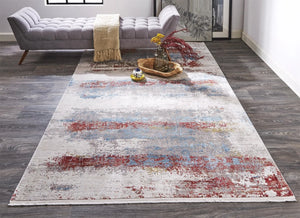 Cadiz 3902F Gray/Blue Rug - Baconco