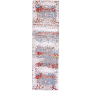 Cadiz 8663902F Grey/Red Rug - Baconco