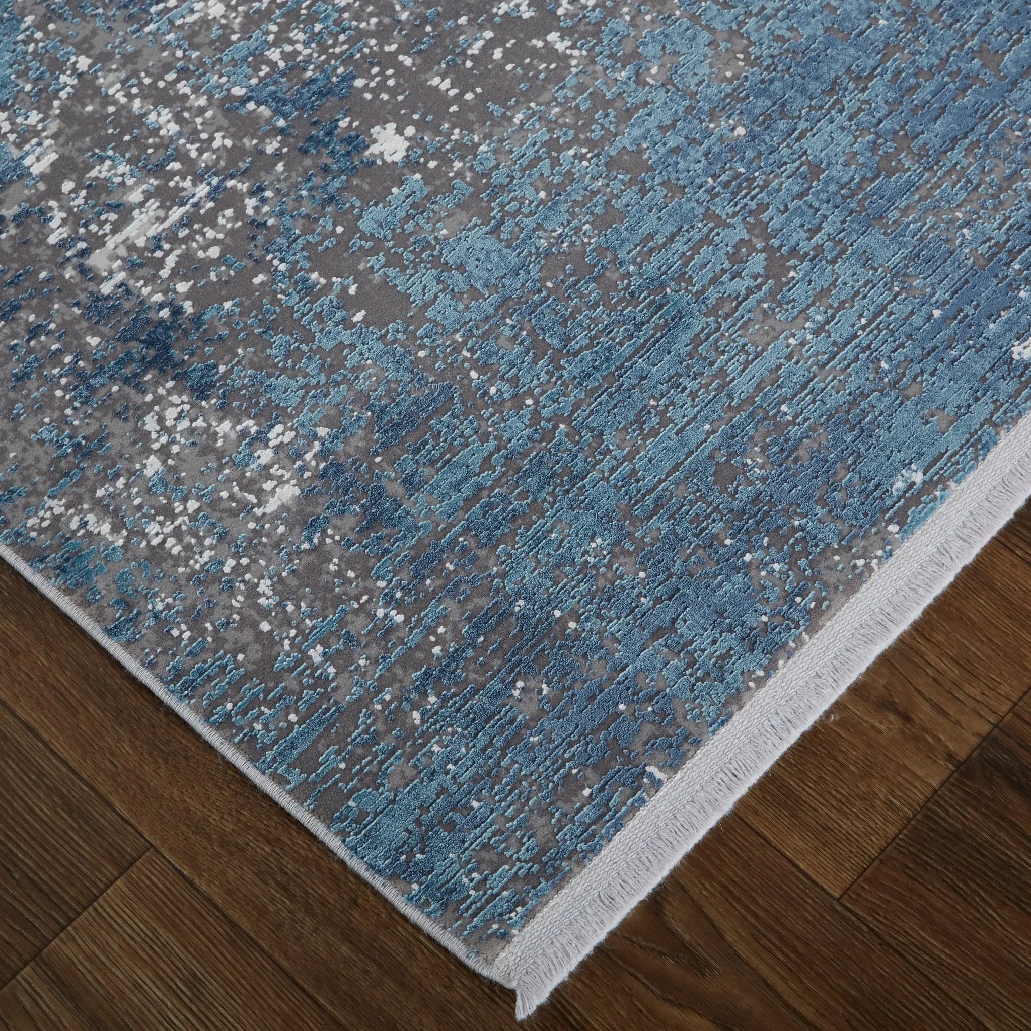 Cadiz 86639FWF Blue/Grey Rug - Baconco