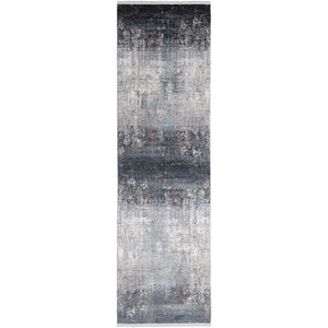 Cadiz 86639FWF Grey/Black Rug - Baconco