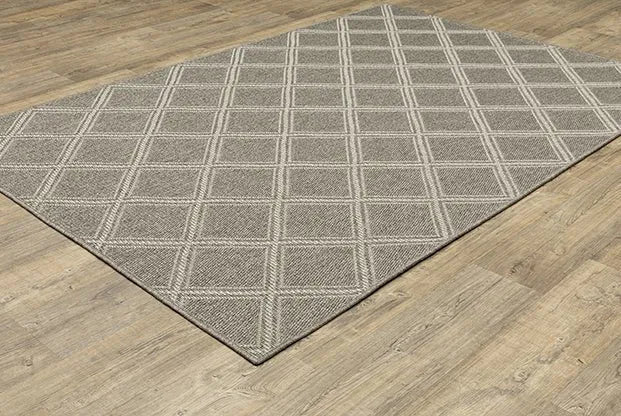 Caicos CA02N Grey Rug - Baconco