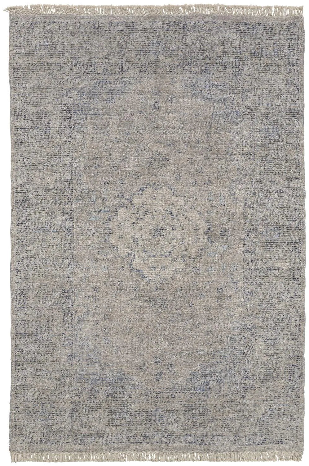 Caldwell 8108F Gray/Blue Rug - Baconco