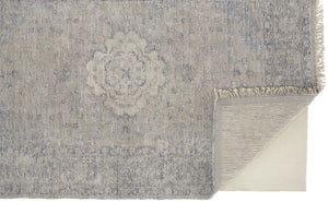 Caldwell 8108F Gray/Blue Rug - Baconco