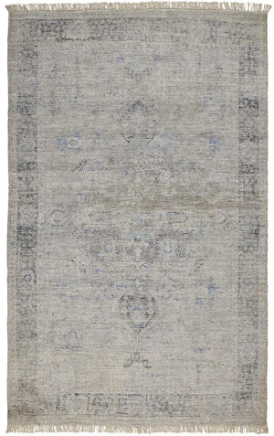 Caldwell 8805F Gray/Blue Rug - Baconco