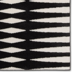 Calix CNU01 Black/White Rug - Baconco