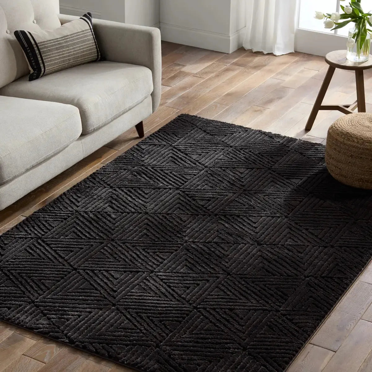 Calix CNU04 Black Rug - Baconco