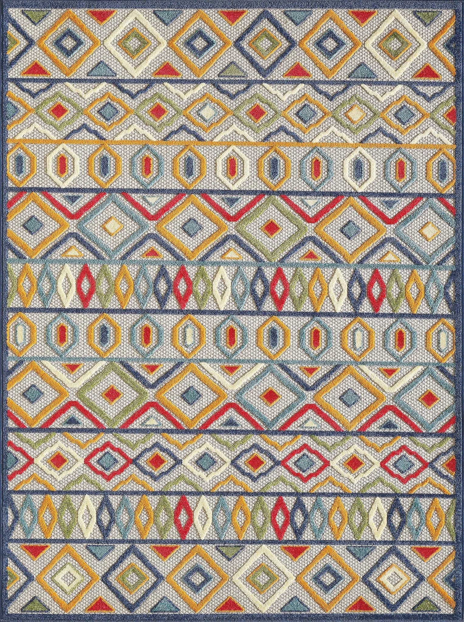 Calla 6928 Aztec Ivory/Multi Rugs - Baconco