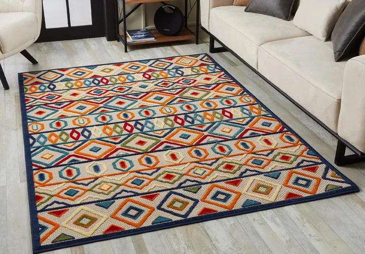 Calla 6928 Aztec Ivory/Multi Rugs - Baconco