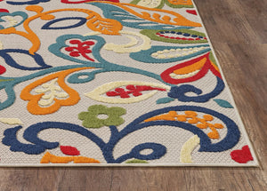 Calla 6929 Leila Ivory/Multi Rugs - Baconco