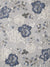 Calla 6938 Grey/Blue Floral Vine Rug - Baconco