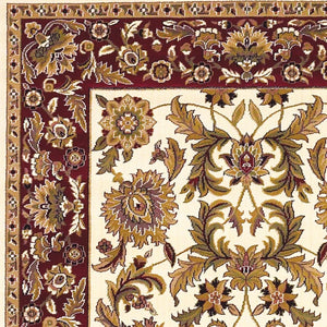 Cambridge-7303 Kashan Ivory/Red Rug - Baconco