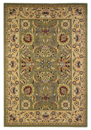 Cambridge 7304 Kashan Green/Taupe Rug - Baconco