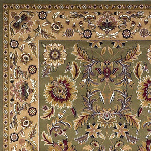 Cambridge-7304 Kashan Green/Taupe Rug - Baconco