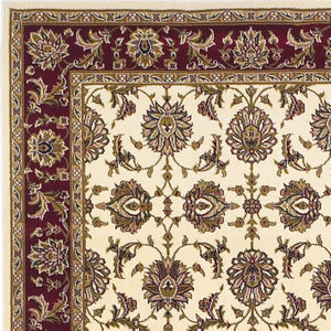 Cambridge-7312 Kashan Ivory/Red Rug - Baconco