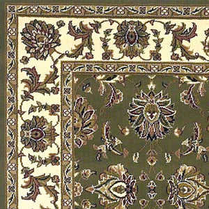 Cambridge 7314 Kashan Green/Ivory Rug - Baconco