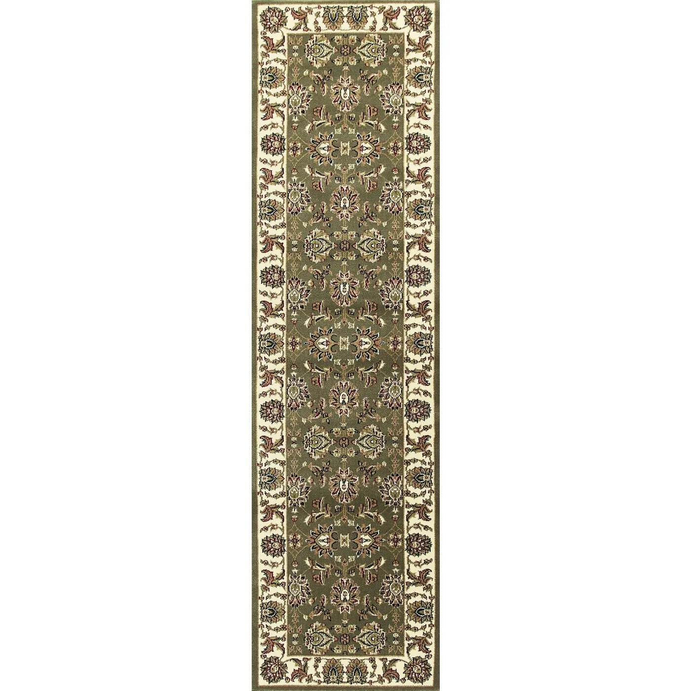 Cambridge 7314 Kashan Green/Ivory Rug - Baconco