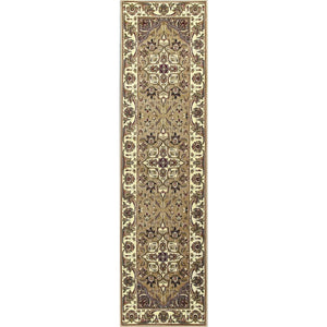 Cambridge 7328 Kashan Medallion Beige/Ivory Rug - Baconco