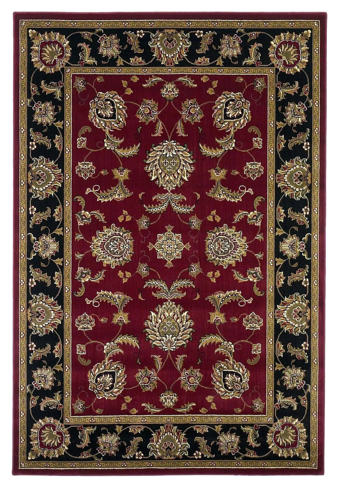 Cambridge 7342 Bijar Red/Black Rug - Baconco