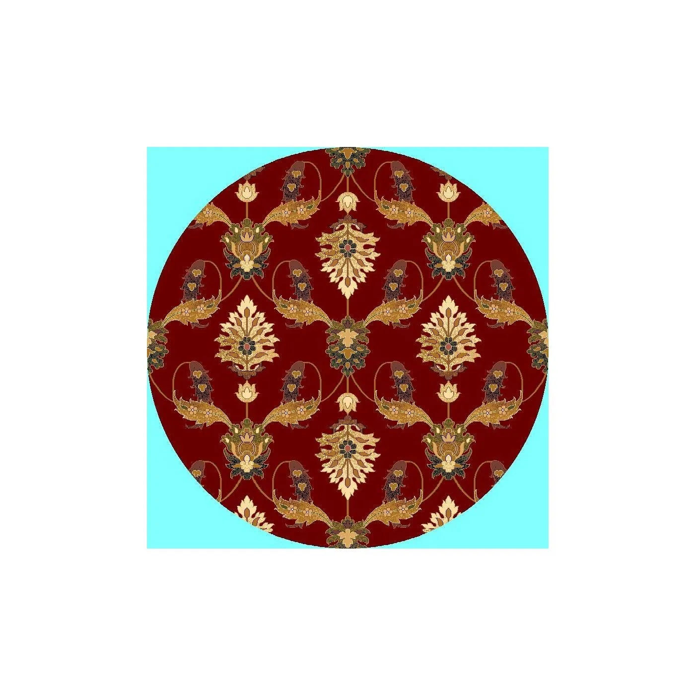 Cambridge 7364 Palazzo Red Rug - Baconco