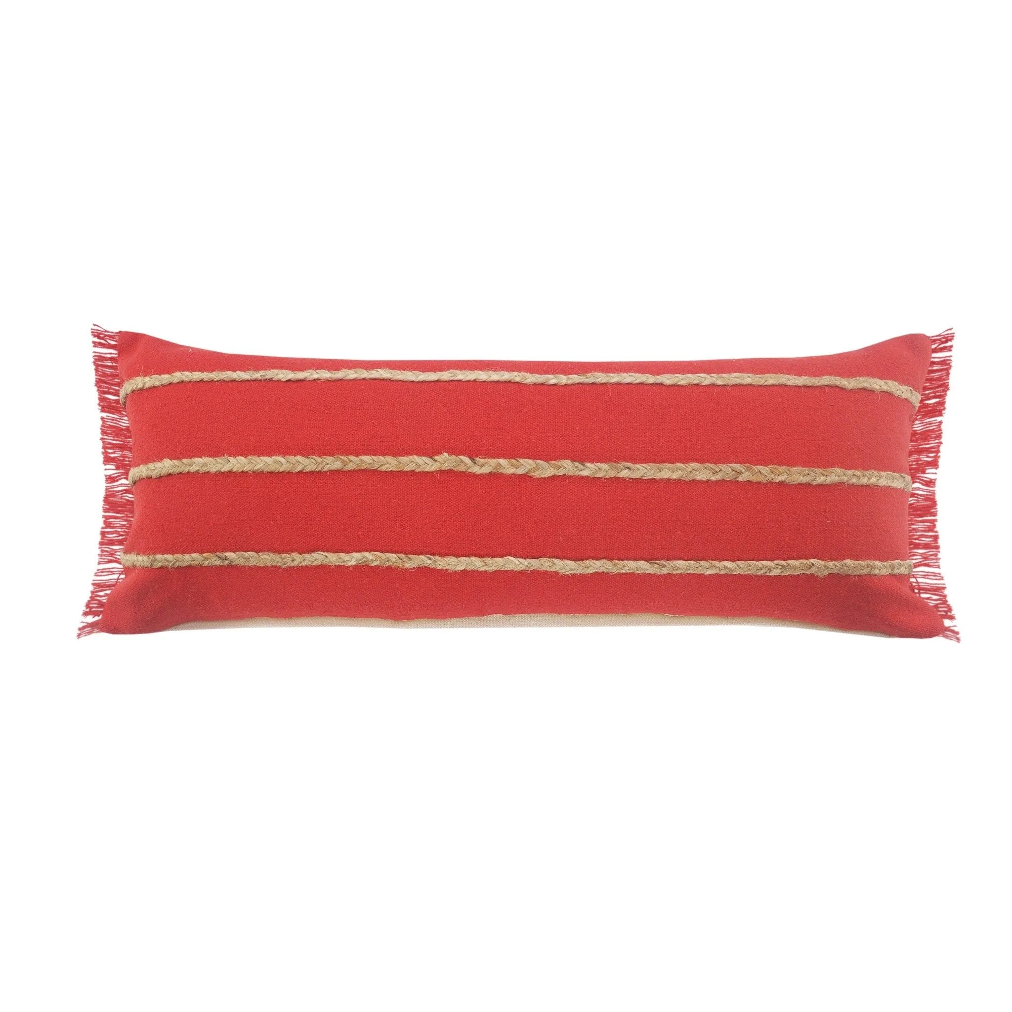 Cape Cod Lr07659 Red/Tan Pillow - Baconco