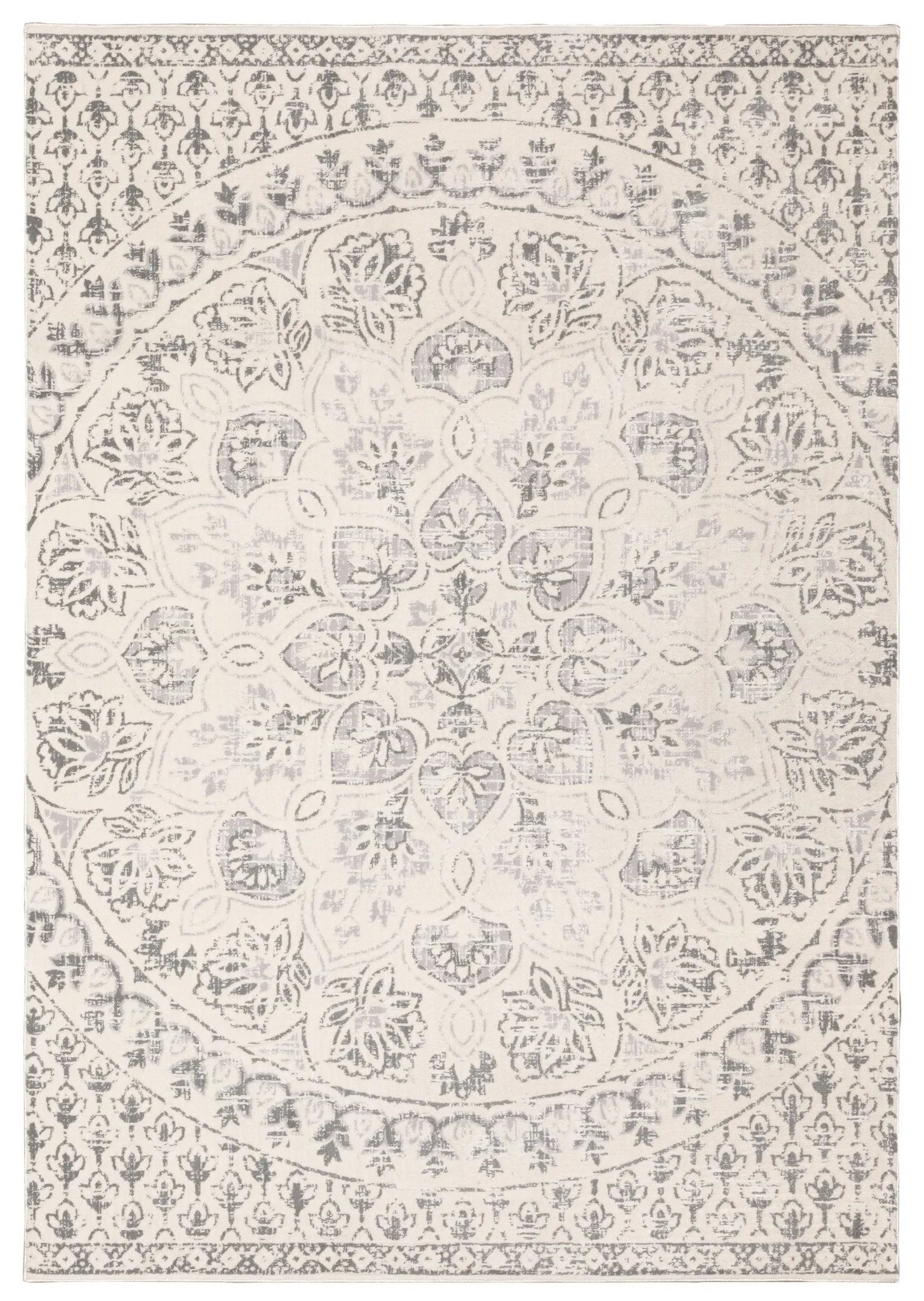 Capistrano 517C Ivory/Grey Rug - Baconco