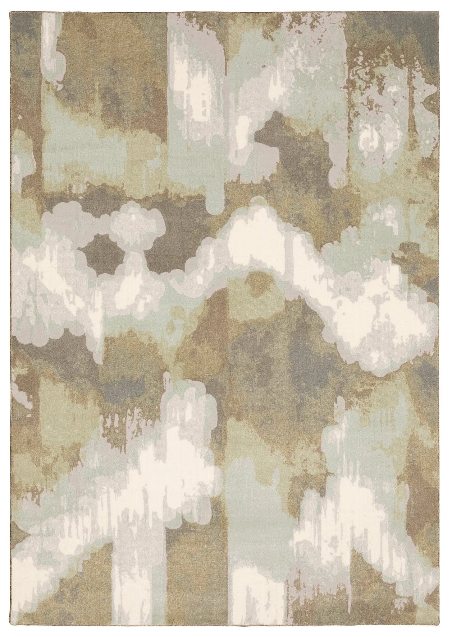 Capistrano 539C Ivory/Green Rug - Baconco