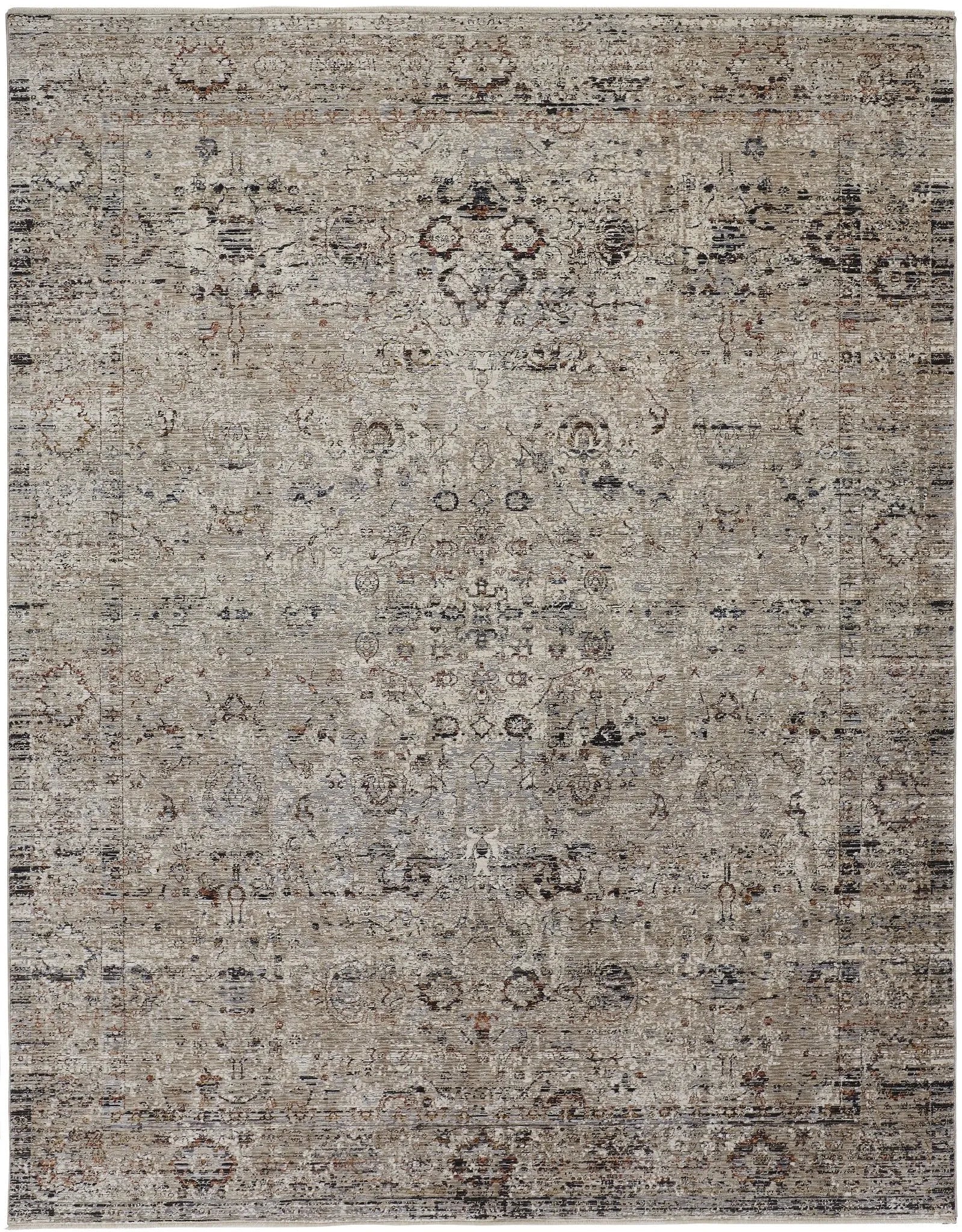 Caprio 3958F Ivory/Gray Rug - Baconco