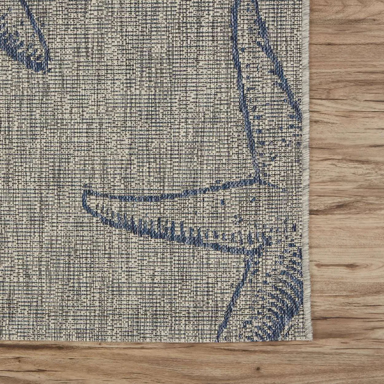 Captiva LR81019 Gray Navy Rug - Baconco