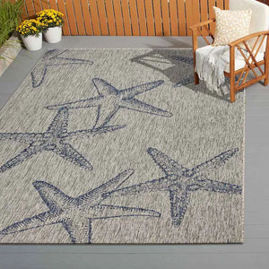 Captiva LR81019 Gray Navy Rug - Baconco