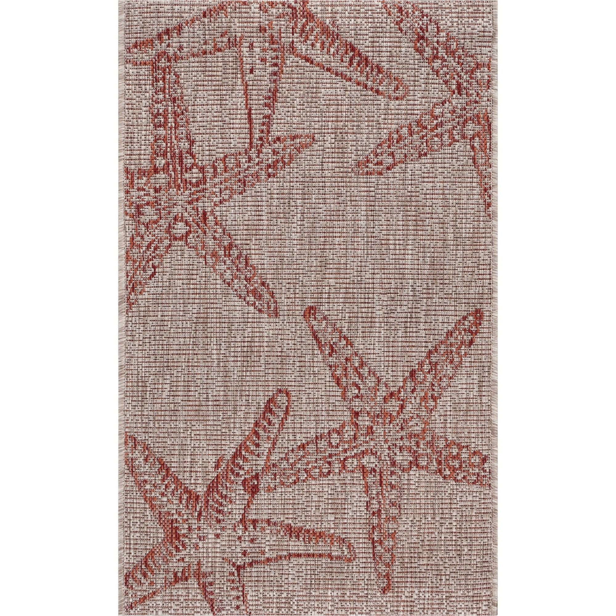 Captiva Lr81020 Coral/Beige Rug - Baconco