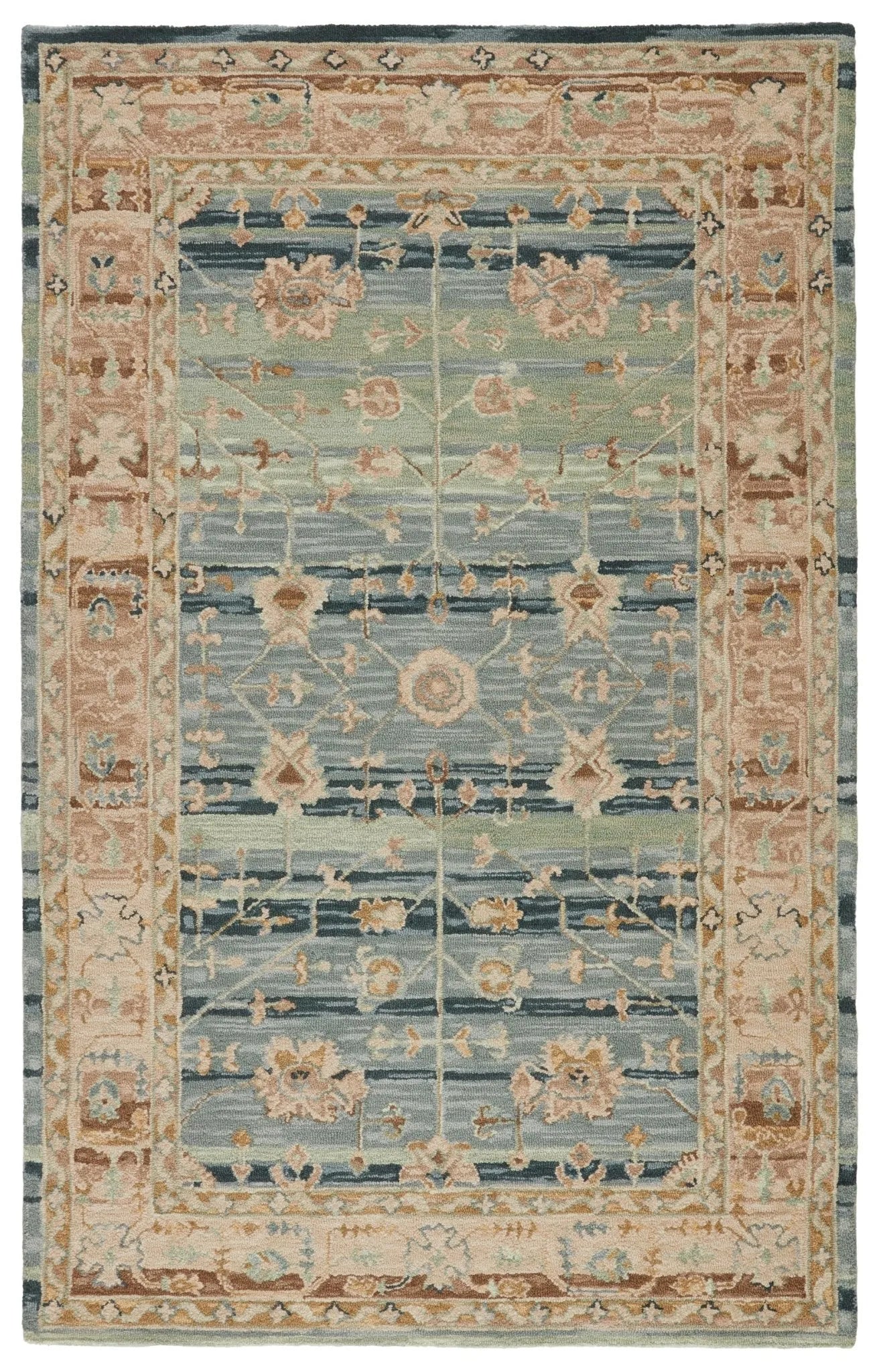 Cardamom Com08 Jensine Blue/Beige Rug - Baconco