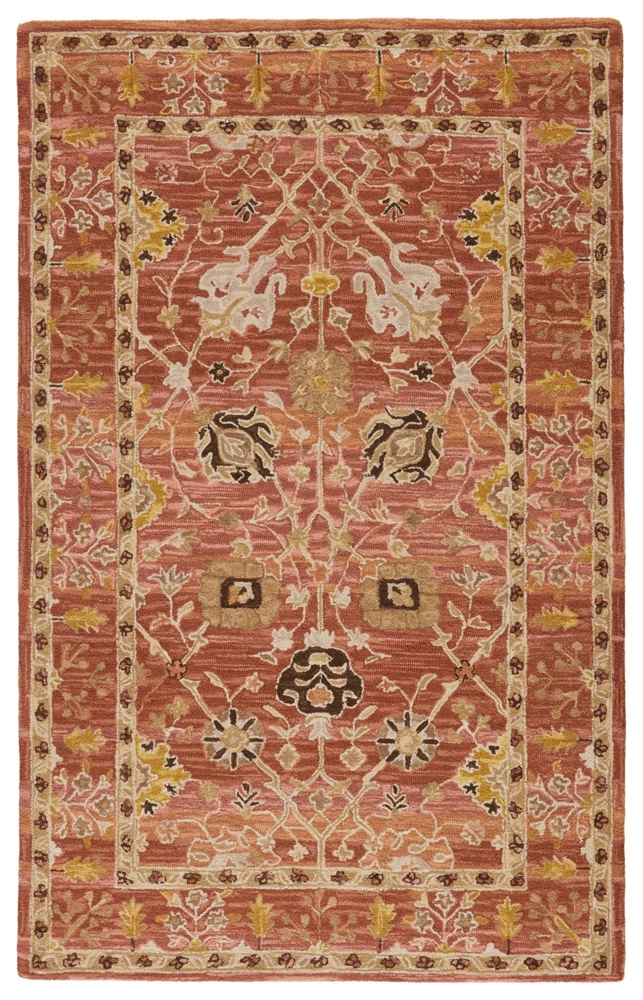 Cardamom Com12 Ahava Pink/Gold Rug - Baconco