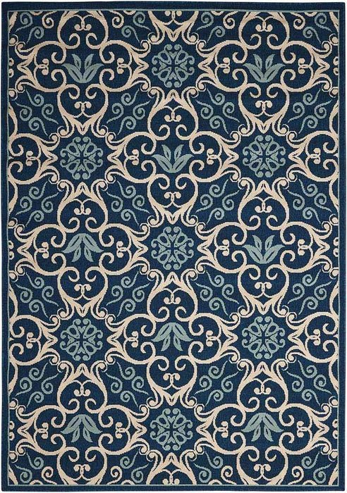 Caribbean CRB02 Navy Rug - Baconco