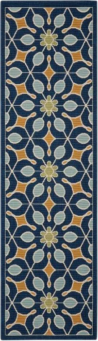 Caribbean CRB07 Navy Rug - Baconco