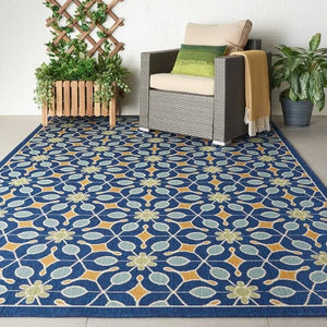 Caribbean CRB07 Navy Rug - Baconco