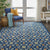 Caribbean CRB07 Navy Rug - Baconco