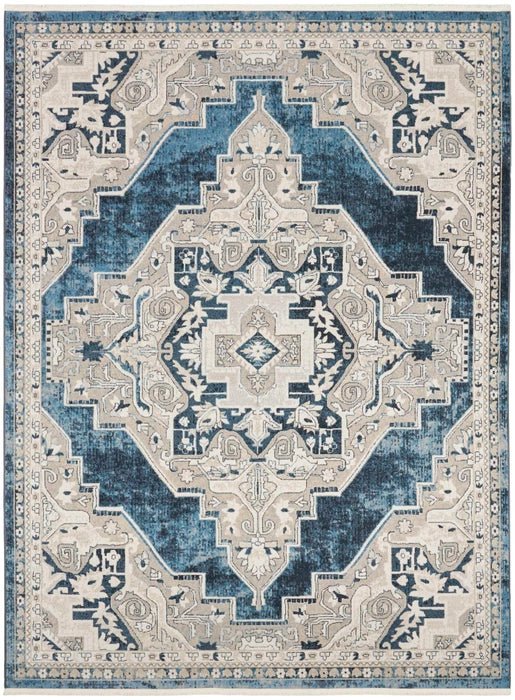 Carina CNA01 Blue/Grey Rug - Baconco