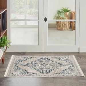 Carina CNA01 Light Blue/Ivory Rug - Baconco