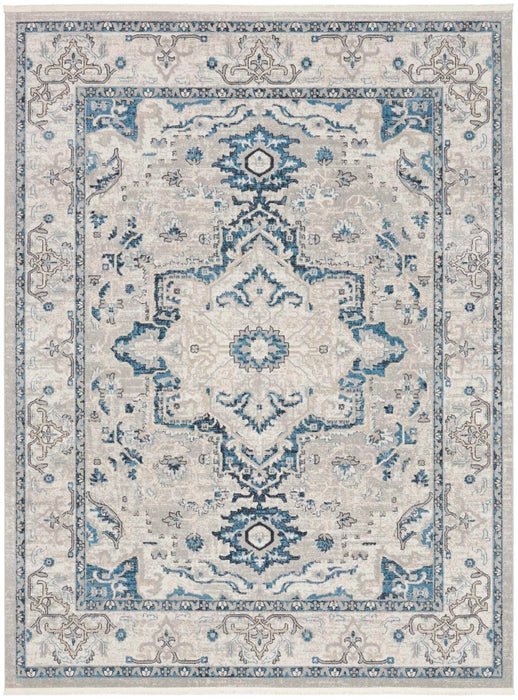 Carina CNA02 Grey/Blue Rug - Baconco