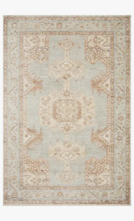 Carlisle CAR-01 Seafoam/Taupe Rug - Baconco