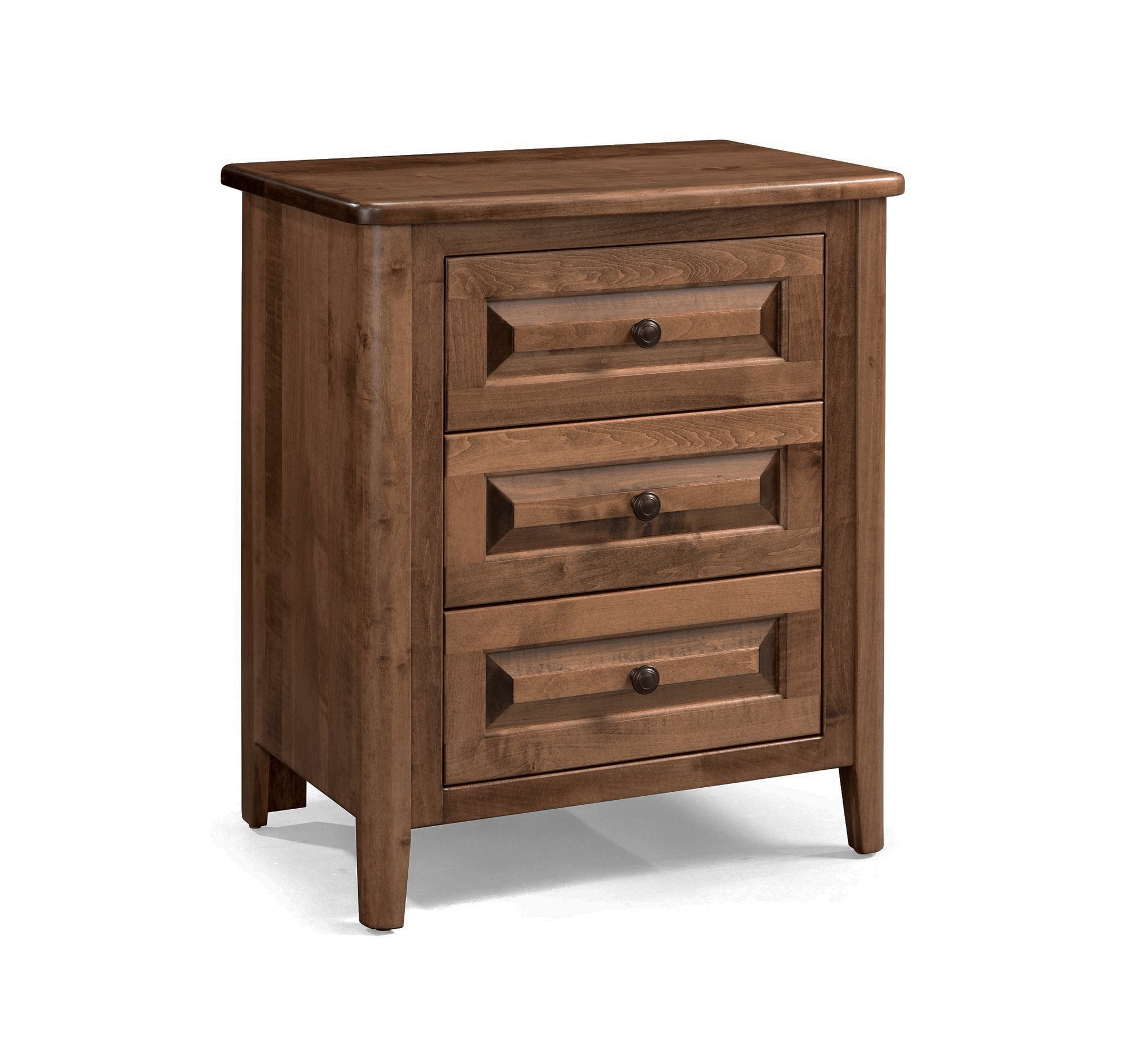 Carson 3 Drawer Nightstand - Baconco