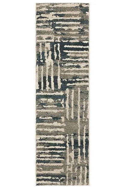 Carson 745C Blue/Beige Rug - Baconco