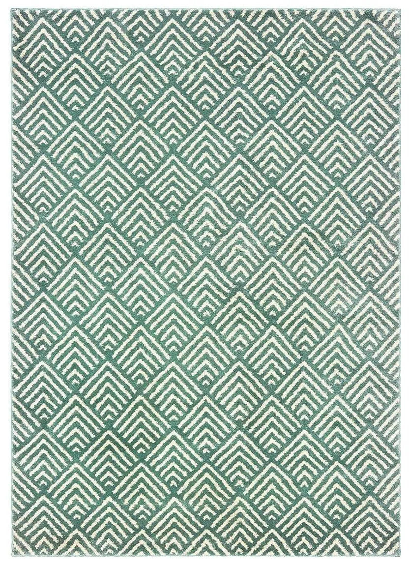 Carson 9667C Blue Ivory Rug - Baconco