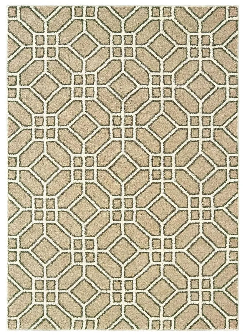 Carson 9669D Sand Ivory Rug - Baconco