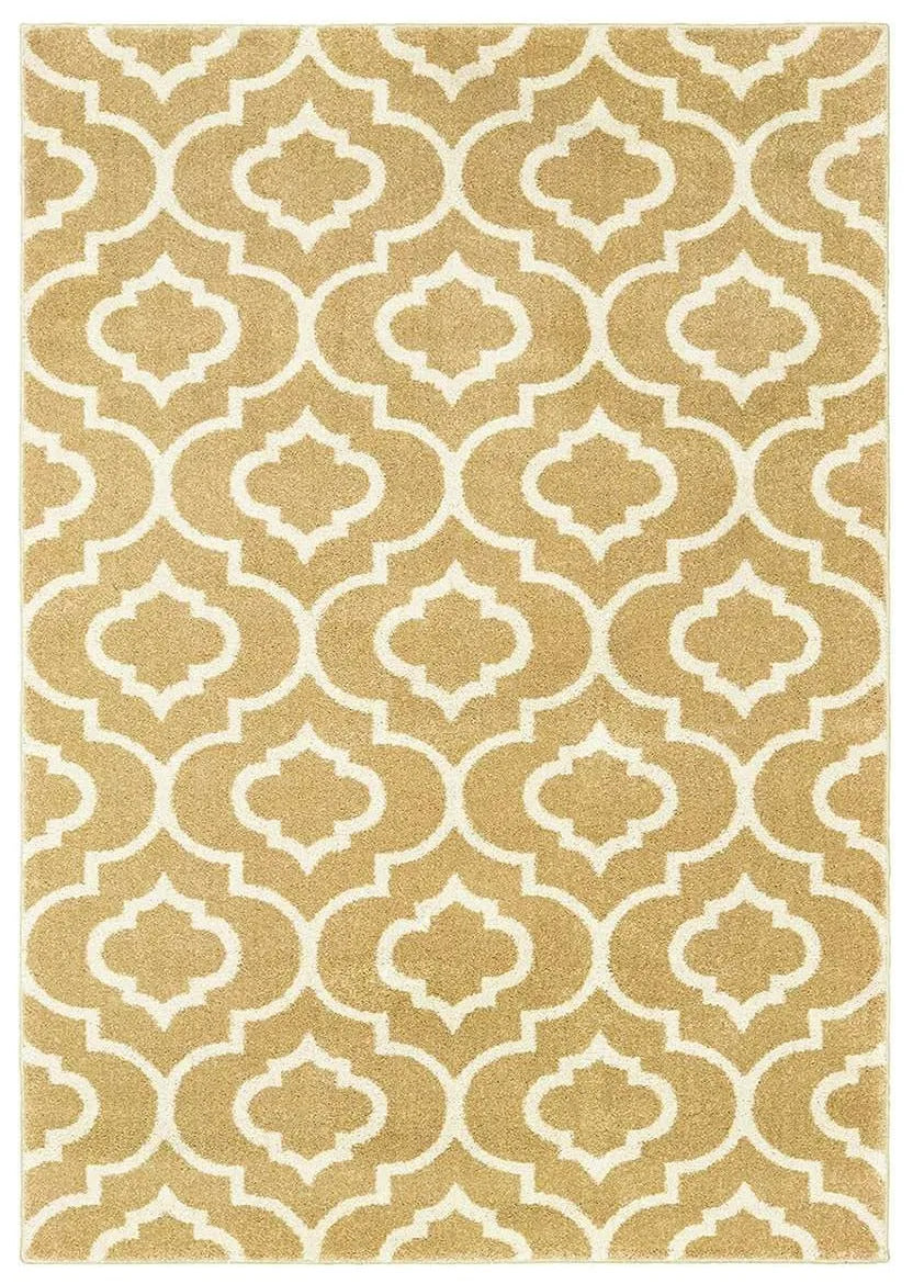 Carson 9672E Gold Ivory Rug - Baconco