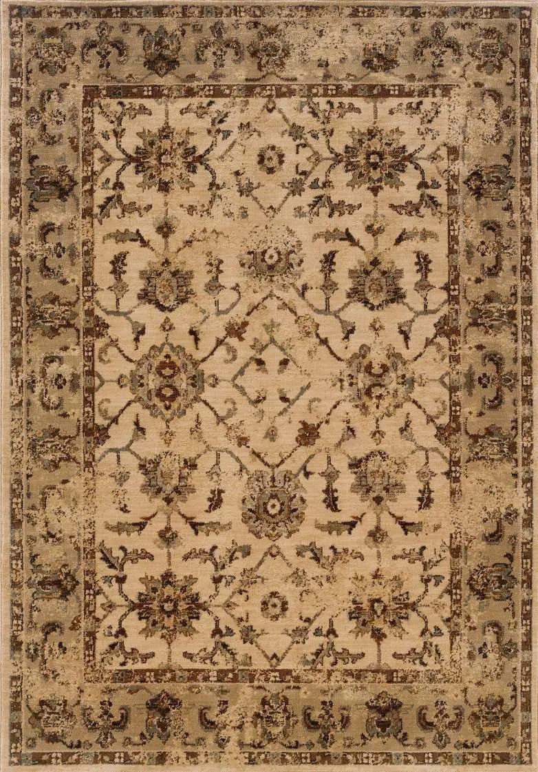 Casablanca 1376E Ivory Beige Rug - Baconco