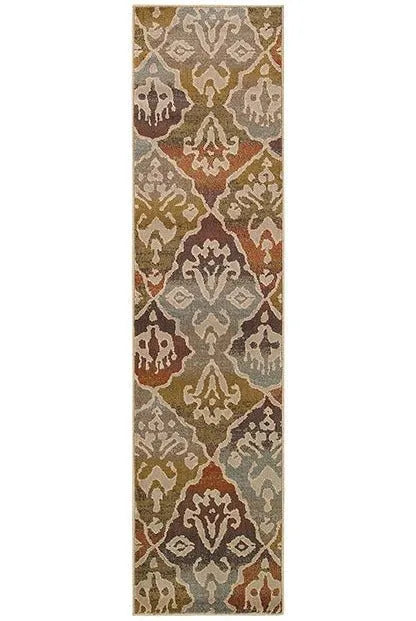 Casablanca 4442C Multi/ Beige Rug - Baconco